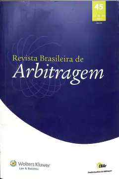 LIVRO REVISTA BRASILEIRA DE ARBITRAGEM de VÁRIOS AUTORES