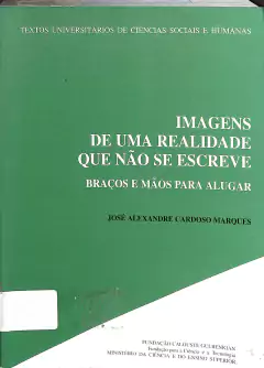 LIVRO IMAGENS DE UMA REALIDADE QUE NÃO SE ESCREVE DE JOSÉ ALEXANDRE CARDOSO MARQUES