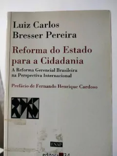LIVRO REFORMA DO ESTADO PARA A CIDADANIA DE LUIZ CARLOS