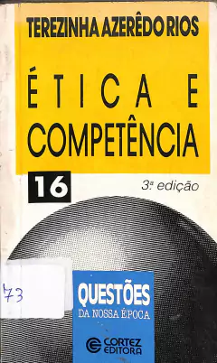 Livro Ética e Competência Vol. 16 3ª Edição de Terezinha Azerêdo Rios