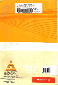 Livro PLT 99 - História das idéias pedagógicas 8ª Edição de Moacir Gadoti - comprar online