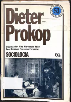 LIVRO SOCIOLOGIA DE DIETER PROKOP