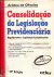 LIVRO CONSOLIDAÇÃO DA LEGISLAÇÃO PREVIDENCIÁRIA 8ª EDIÇÃO DE ARISTEU DE OLIVEIRA