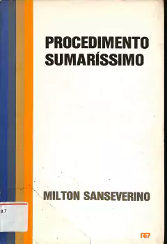 LIVRO PROCEDIMENTO SUMARÍSSIMO DE MILTON SANSEVERINO
