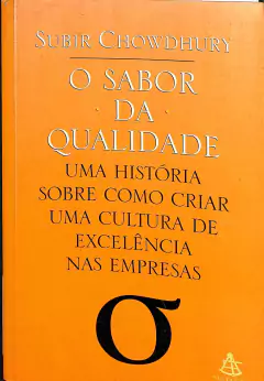 LIVRO O SABOR DA QUALIDADE DE SUBIR CHOWDHURY