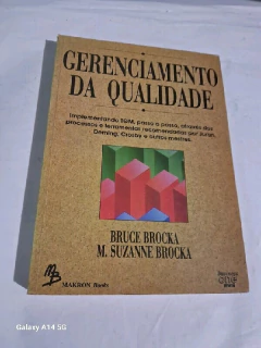 LIVRO GERENCIAMENTO DE QUALIDADE DE BROCKA , BRUCE