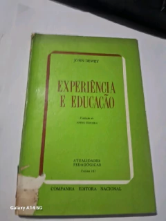 LIVRO EXPERIÊNCIA E EDUCAÇÃO DE JOHN DEWEY
