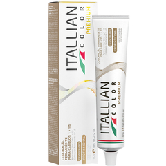 Kit Coloração Itallian Premium 60g Preto 1.0 + Emulsão Oxi 20 vol x 90ml. - loja online