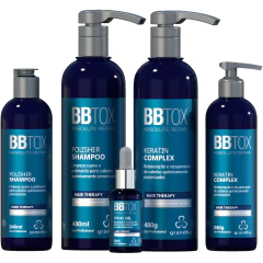 Keratin Complex Queratina para Restauração e Recuperação BBTOX Grandha 240g - comprar online
