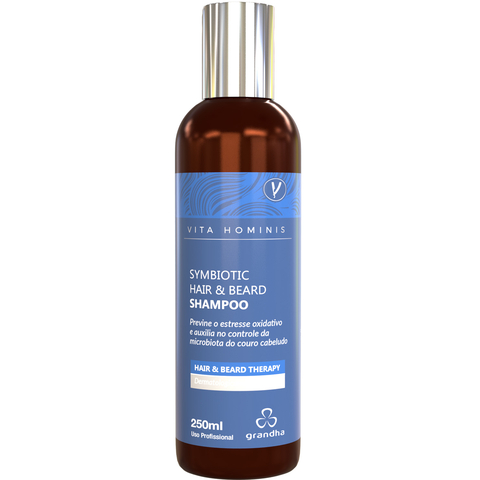 Shampoo para Cabelos e Barba VITA HOMINIS SYMBIOTIC Grandha 250ml