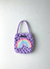 Bolsinha Crochê Arco Íris Candy Lilás - Piu Petit