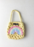 Bolsinha Crochê Arco Íris Candy Amarelo - comprar online