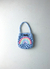 Bolsinha Crochê Arco Íris Candy Azul - comprar online