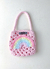 Bolsinha Crochê Arco Íris Candy Rosa - loja online