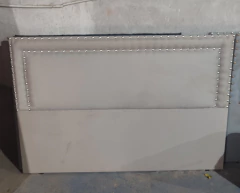 Respaldos en cuero y pana para cama King size - comprar online
