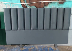 Respaldos en cuero y pana para cama King size - comprar online