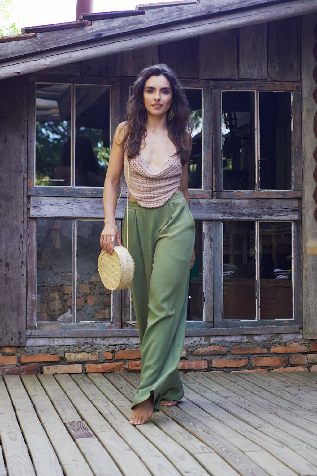 Calça pantalona (LOV85)
