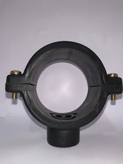 ABRAÇADEIRA P/ CANO PLASTICO 75MM C/ PARAFUSO - NN Ordenhadeiras
