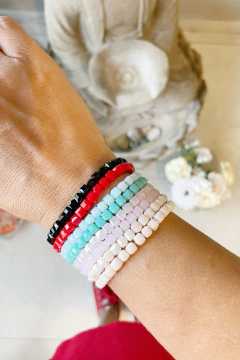 Pulsera cristales cubo grande - comprar online