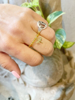 Anillos elastizados (Dije Oro laminado)