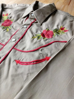 Camisa Western Roses In The Desert