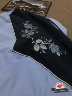 Imagem do Camisa Western Bordado Flores e Strass Masculina - manga longa