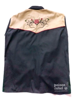 Camisa Western Roses & Thorns - Poison Rebel - Retro & Kustom Clothing