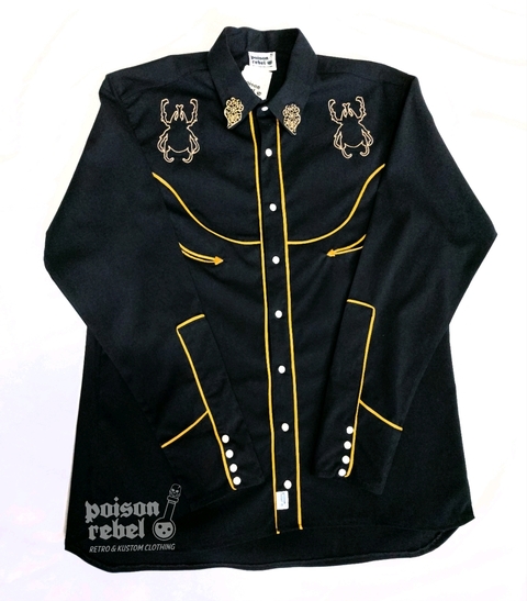 Projeto ON STAGE Camisa Western Escaravelho - para Scaravelhos