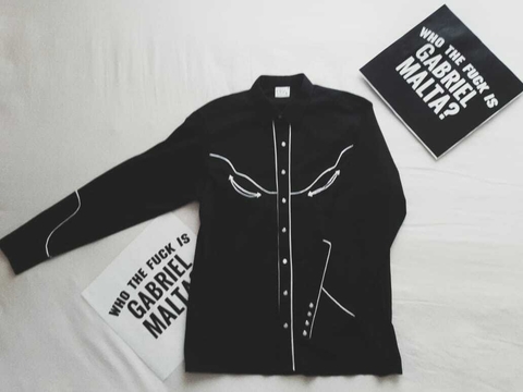 Projeto ON STAGE Camisa Western Gabriel Malta - "SHAMROCK"