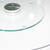 Centro De Mesa Giratório De Vidro Transparente 70cm - loja online