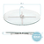 Prato Giratório com Base de Inox304 Evolution 45cm X 8mm - comprar online