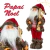 Papai Noel Pequeno 48cm C/Esqui Decoração Natal