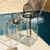 Conj. 2 Castiçal Decorativo Liso Prata C/ Alça de Couro - comprar online