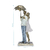 Escultura Casal Abraçados De Resina C/ Guarda Chuva 30cm - comprar online