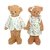 Casal De Ursinho Resina Em Pé Decorativo 19cm Altura - comprar online