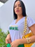 T-SHIRT GOLA V PREMIUM - BRASIL - comprar online