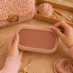 Fundo para Bolsa em Material Sintético 22,5x11,5 cm na internet
