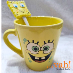 Taza Bob Esponja con cuchara - comprar online