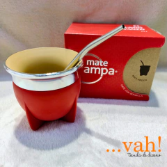Mate pampa Rojo