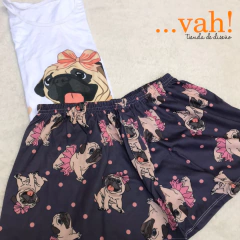 Pijama corto adulto Bull Dog