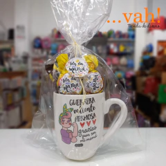Taza bombé con golos Mamá