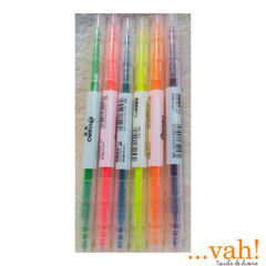 Resaltadores Doble Punta x6 - comprar online