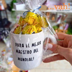 Taza con golos Día del maestro económica en internet