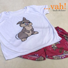 Pijama corto adulto Ardilla Tambor - comprar online
