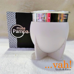 Mate pampa XL Blanco