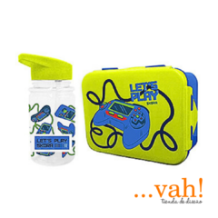 Set tupper y botella 480ml