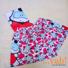 Pijama corto adulto Vaca en internet
