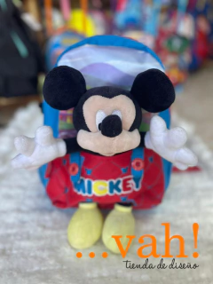 Mochila Carrito Mickey 12"