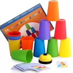 Juego de vasos apilables - comprar online