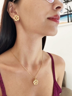 CONJUNTO FLOR CRISTAL - CONJ620D - Usitar Adornos de Luxo